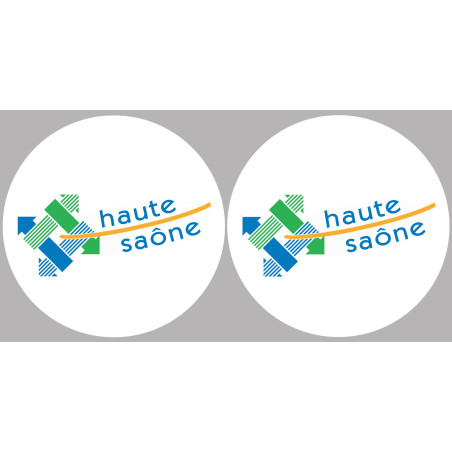 la Haute Saône (2fois 10cm) - Sticker/autocollant