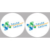 la Haute Saône (2fois 10cm) - Sticker/autocollant