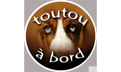 Toutou à bord - 15cm - Autocollant(sticker)