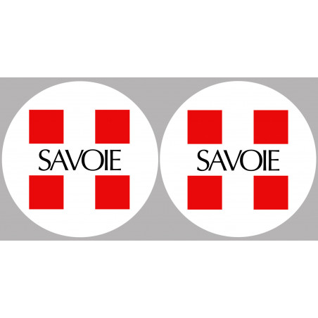 Département 73 la Savoie (2 fois 10cm) - Autocollant(sticker)