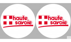 Département 74 la Haute Savoie (2 fois 10cm) - Autocollant(sticker)