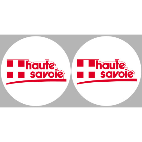 la Haute Savoie (2fois 10cm) - Sticker/autocollant