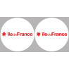 l'île de France (2fois 10cm) - Sticker/autocollant
