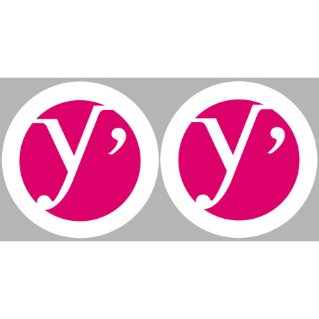 les Yvelines (2fois 10cm) - Sticker/autocollant