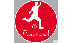 Football tir - 15cm - Autocollant(sticker)