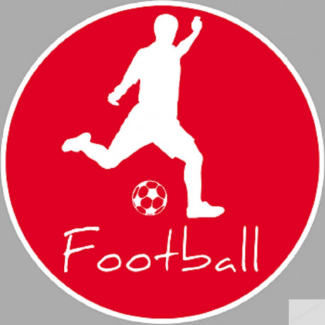 Football tir - 15cm - Autocollant(sticker)