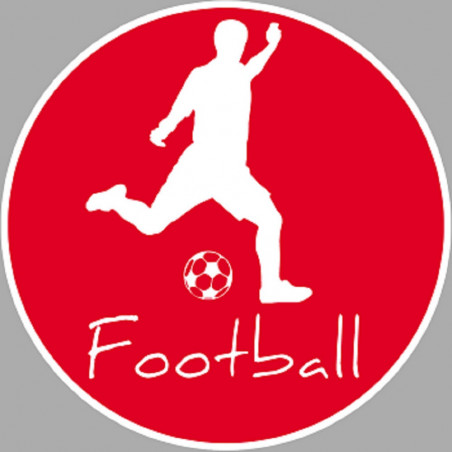 Football tir - 15cm - Autocollant(sticker)