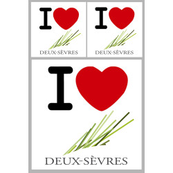 les Deux-Sèvres (1fois 10cm 2fois 5cm) - Sticker/autocollant
