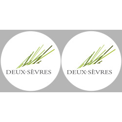 les Deux-Sèvres (2fois 10cm) - Sticker/autocollant