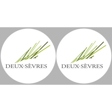 les Deux-Sèvres (2fois 10cm) - Sticker/autocollant
