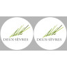 les Deux-Sèvres (2fois 10cm) - Sticker/autocollant