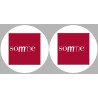 la Somme (2fois 10cm) - Sticker/autocollant