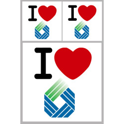 le Tarn (1fois 10cm 2fois 5cm) - Sticker/autocollant