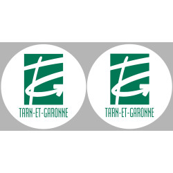le Tarn et Garonne (2fois 10cm) - Sticker/autocollant