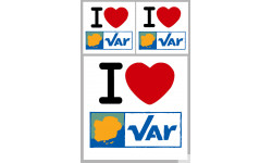 Département 83 le Var (1fois 10cm 2fois 5cm) - Autocollant(sticker)