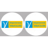 le Vaucluse (2fois 10cm) - Sticker/autocollant
