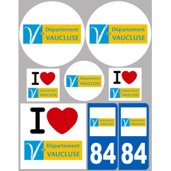 Vaucluse (8 autocollants variés) - Sticker/autocollant