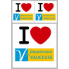 Département 84 le Vaucluse (1fois 10cm 2fois 5cm) - Autocollant(sticker)