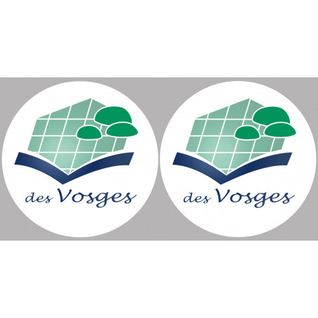 Département 88 les Vosges (2 fois 10cm) - Autocollant(sticker)