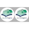 les Vosges (2fois 10cm) - Sticker/autocollant