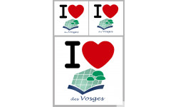 Département 88 les Vosges (1fois 10cm 2fois 5cm) - Autocollant(sticker)