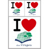 Département 88 les Vosges (1fois 10cm 2fois 5cm) - Autocollant(sticker)
