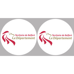 Territoire de Belfort (2fois 10cm) - Sticker/autocollant