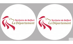 Département 90 Territoire de Belfort (2 fois 10cm) - Autocollant(sticker)