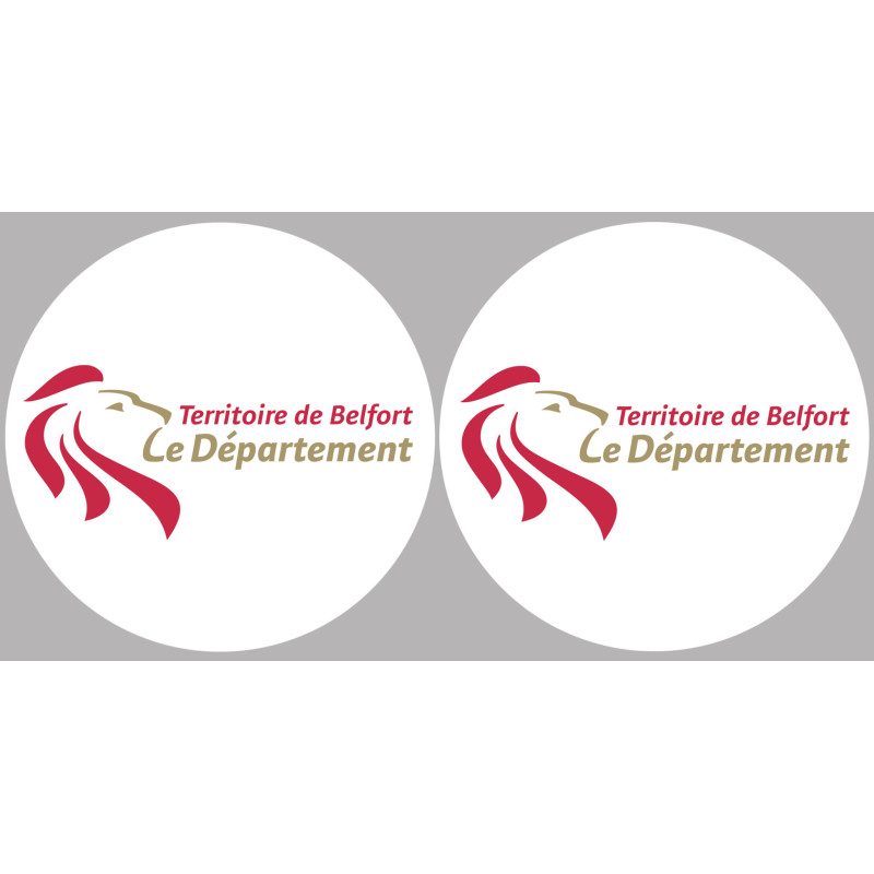 Territoire de Belfort (2fois 10cm) - Sticker/autocollant