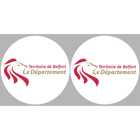 Territoire de Belfort (2fois 10cm) - Sticker/autocollant