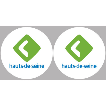 les Hauts-de-Seine (2fois 10cm) - Sticker/autocollant