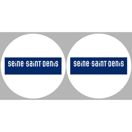 la Seine-Saint-Denis (2fois 10cm) - Sticker/autocollant
