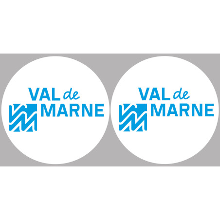 le Val de Marne (2fois 10cm) - Sticker/autocollant
