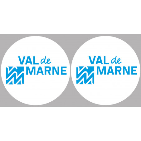 Département 94 le Val de Marne (2 fois 10cm) - Autocollant(sticker)