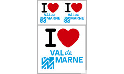 Département 94 le Val de Marne (1fois 10cm 2fois 5cm) - Autocollant(sticker)
