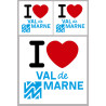le Val de Marne (1fois 10cm 2fois 5cm) - Sticker/autocollant