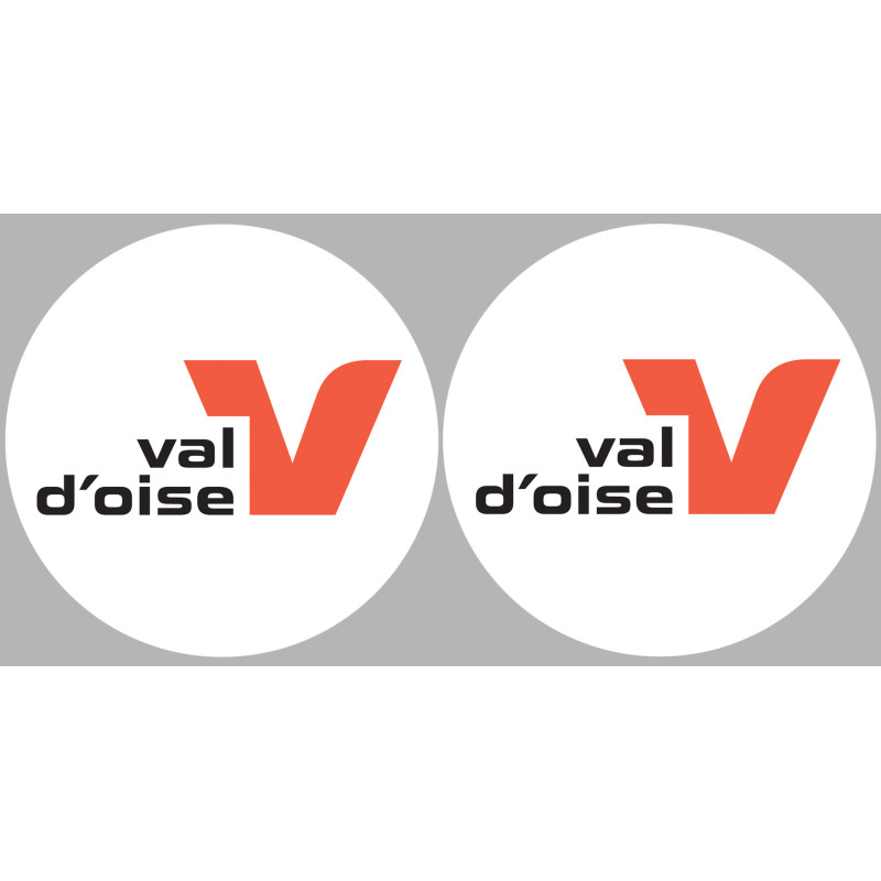 le Val d'Oise (2fois 10cm) - Sticker/autocollant