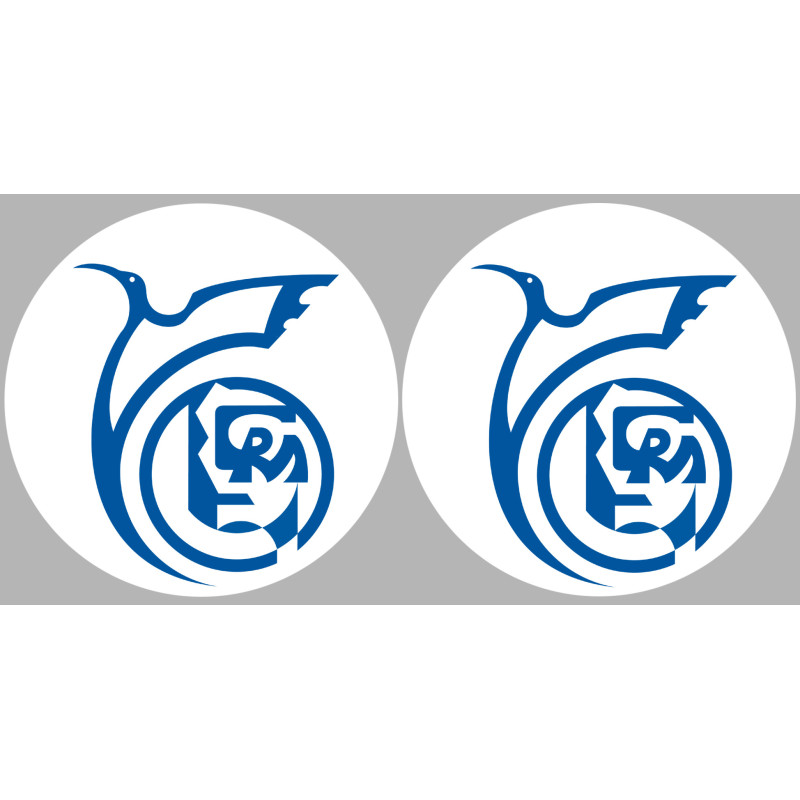 la Martinique (2fois 10cm) - Sticker/autocollant