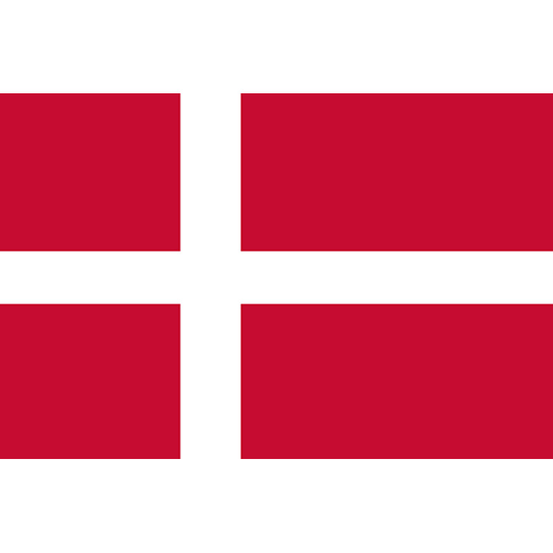 Drapeau Danemark (19.5x13cm) - Sticker/autocollant