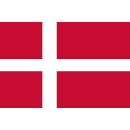 Drapeau Danemark (19.5x13cm) - Sticker/autocollant