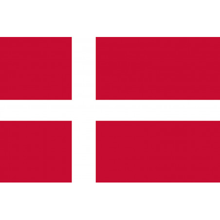 Drapeau Danemark (19.5x13cm) - Autocollant(sticker)