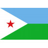 Drapeau Djibouti (19.5x13cm) - Autocollant(sticker)