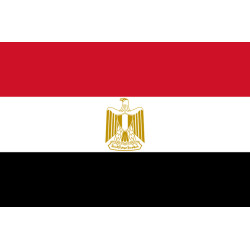 Drapeau Egypte (19.5x13cm) - Sticker/autocollant