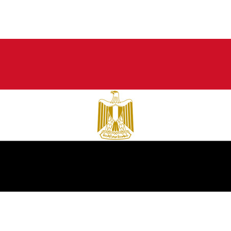 Drapeau Egypte (19.5x13cm) - Sticker/autocollant