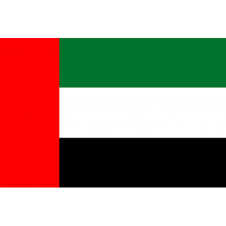 Drapeau Émirats arabes unis (19.5x13cm) - Autocollant(sticker)