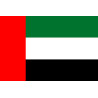 Drapeau Émirats arabes unis (5x3.3cm) - Sticker/autocollant