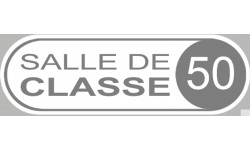 Autocollant (sticker): signaletique salle de classe