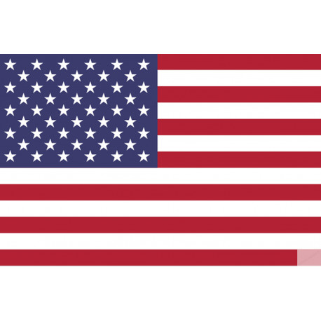 Drapeau États-Unis (15x10cm) - Autocollant(sticker)