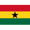 Drapeau Ghana (19.5x13cm) - Autocollant(sticker)