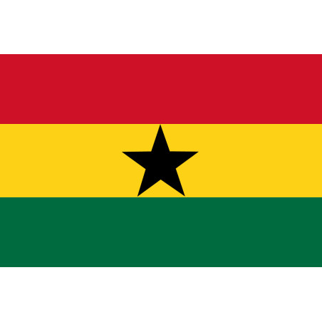 Drapeau Ghana (15x10cm) - Sticker/autocollant